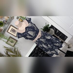 Sourpuss Nautical Kraken Dress SM *FLAW*